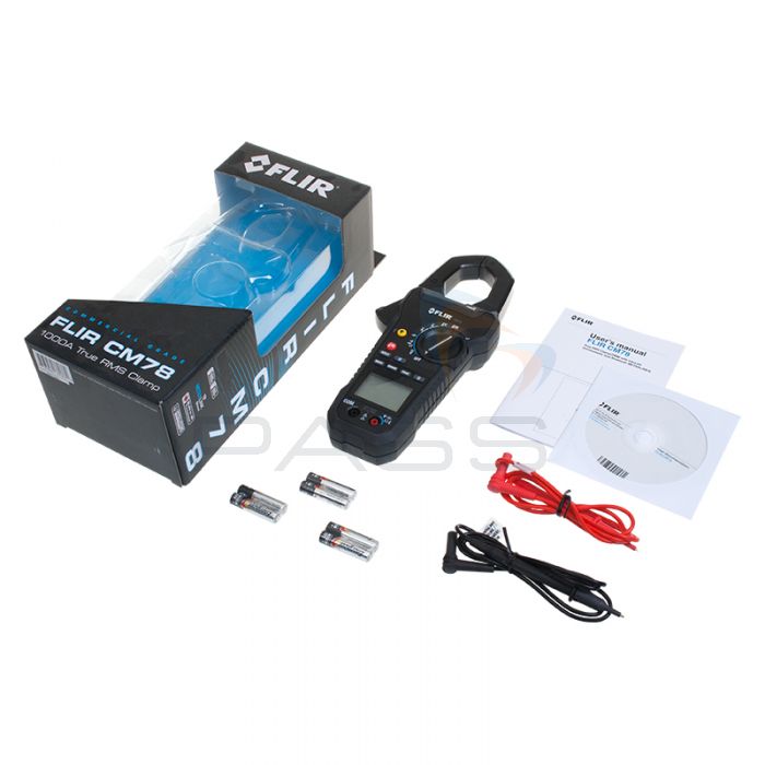 FLIR CM78 1000A AC/DC Clamp Meter with Meter-LiNK